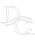 White Deepwater Crew DC monogram logo with a stylized ocean wave on a transparent background.