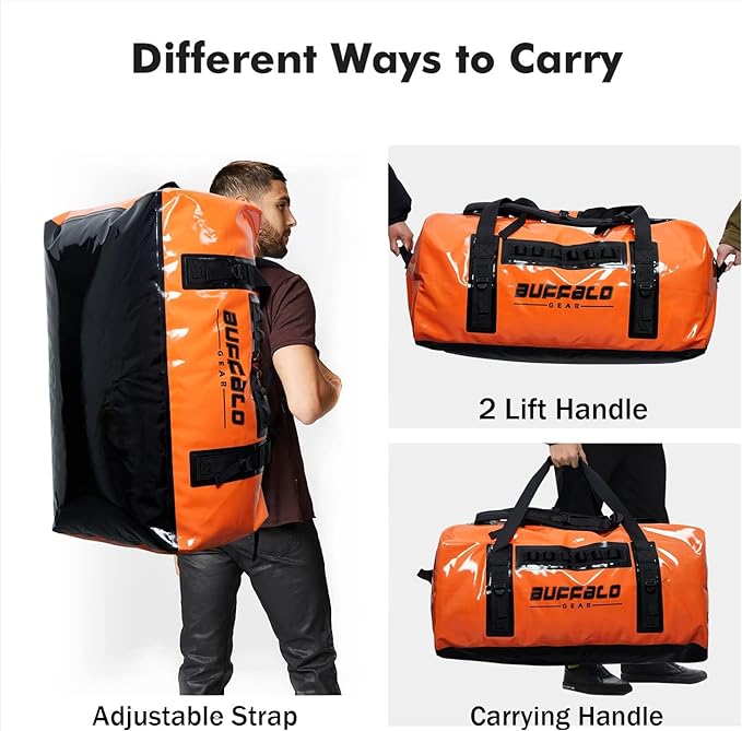 Buffalo Gear 127QT Duffel Dry Bag With Waterproof Zipper - product detail 5