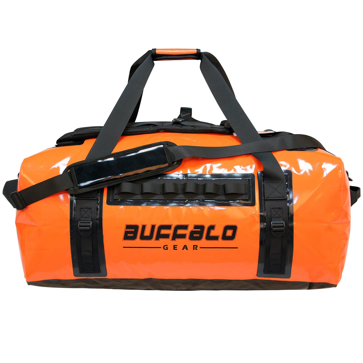Buffalo Gear 127QT Duffel Dry Bag With Waterproof Zipper in Orange