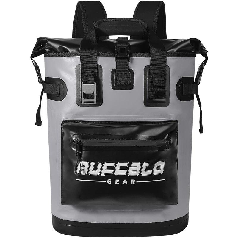 Buffalo Gear 19QT Camping Backpack Cooler in Grey