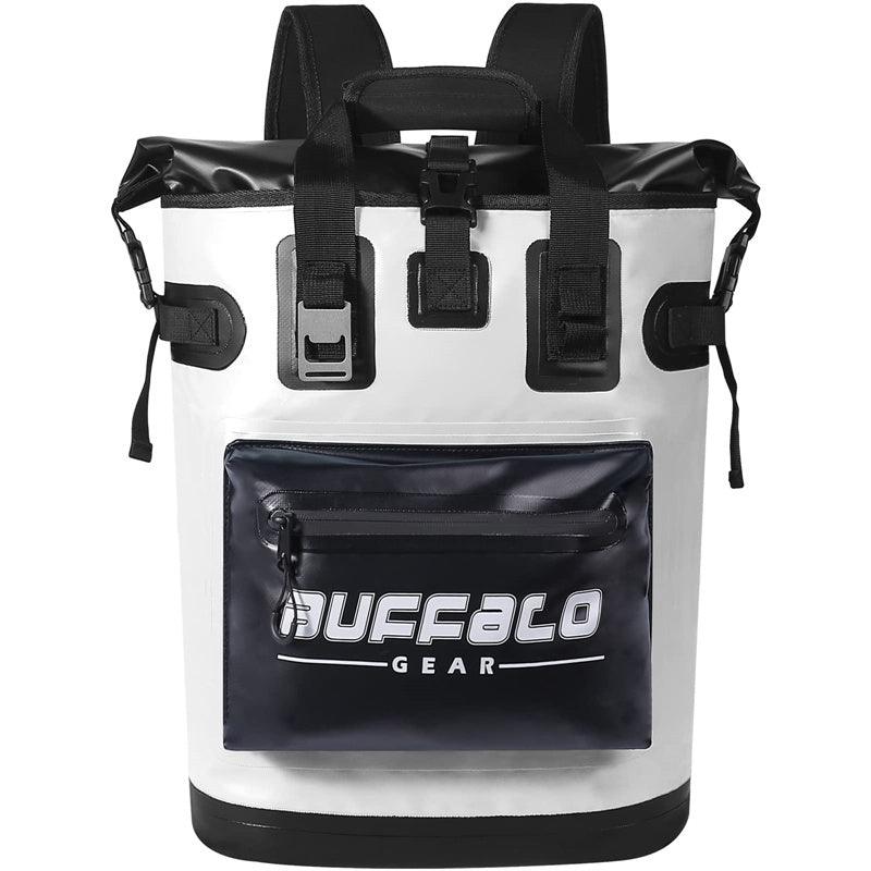 Buffalo Gear 19QT Camping Backpack Cooler in White