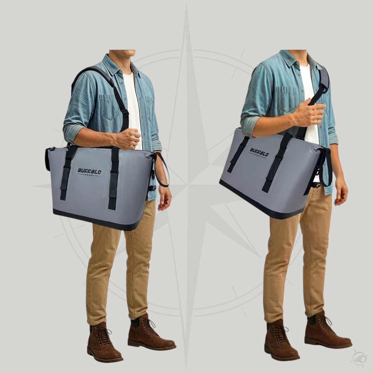 Buffalo Gear 24QT Seamless Insulated Fish Cooler Bag - product detail 4