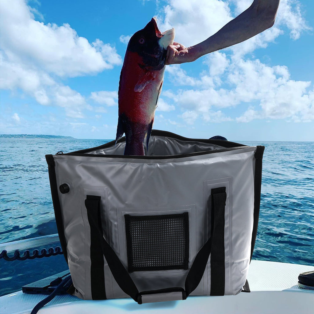 Buffalo Gear 27QT Insulated Fish Cooler Bag, Flat Bottom - product detail 8
