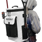 Buffalo Gear 31QT Fish Cooler Backpack, Kill Backpack in White