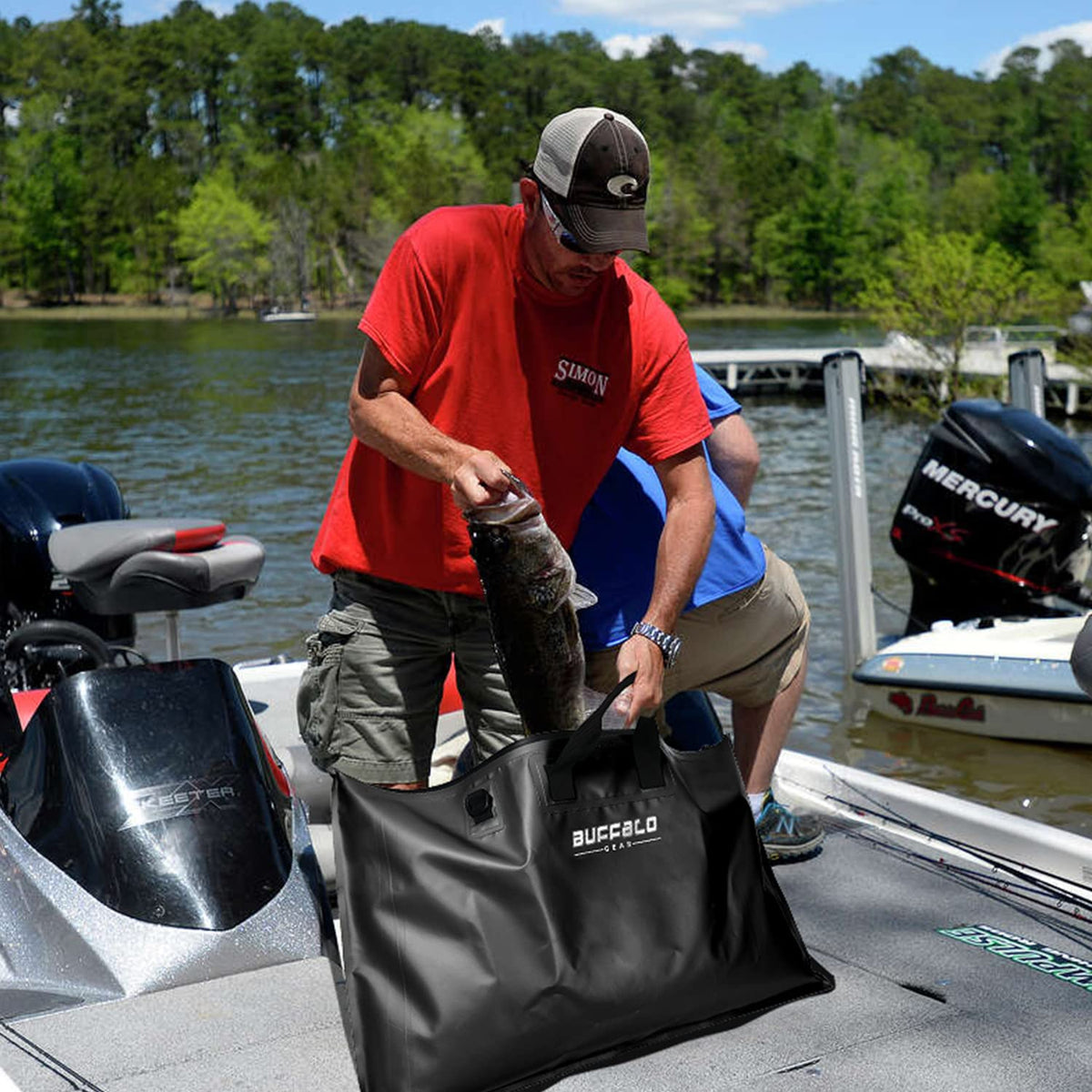 Buffalo Gear 32'' Waterproof Fish Bag With Aerator Pocket for Live Bait - product detail 1