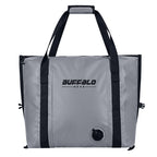 Buffalo Gear 37QT Fish Cooler Bag With Flat Bottom in Gray