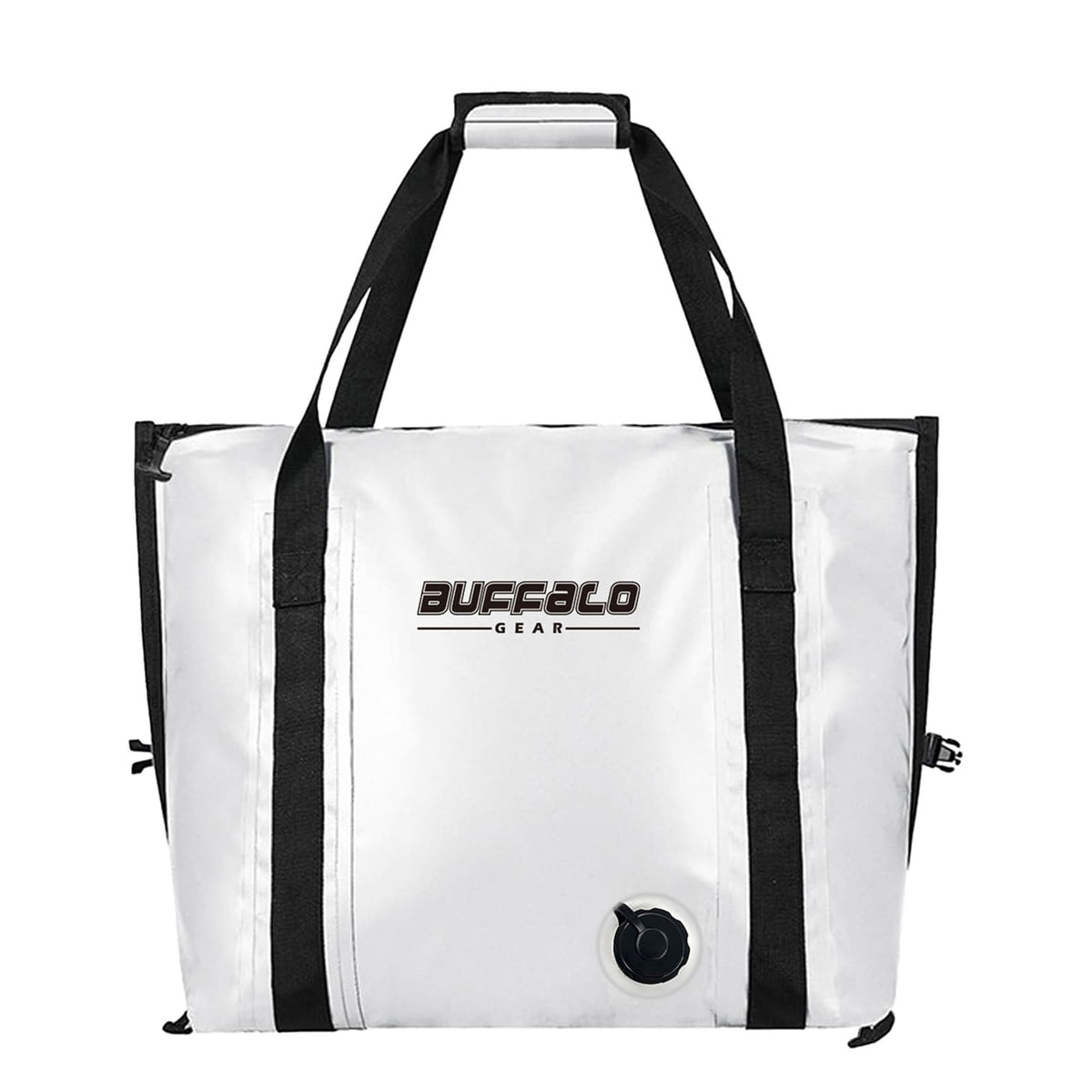 Buffalo Gear 37QT Fish Cooler Bag With Flat Bottom in White