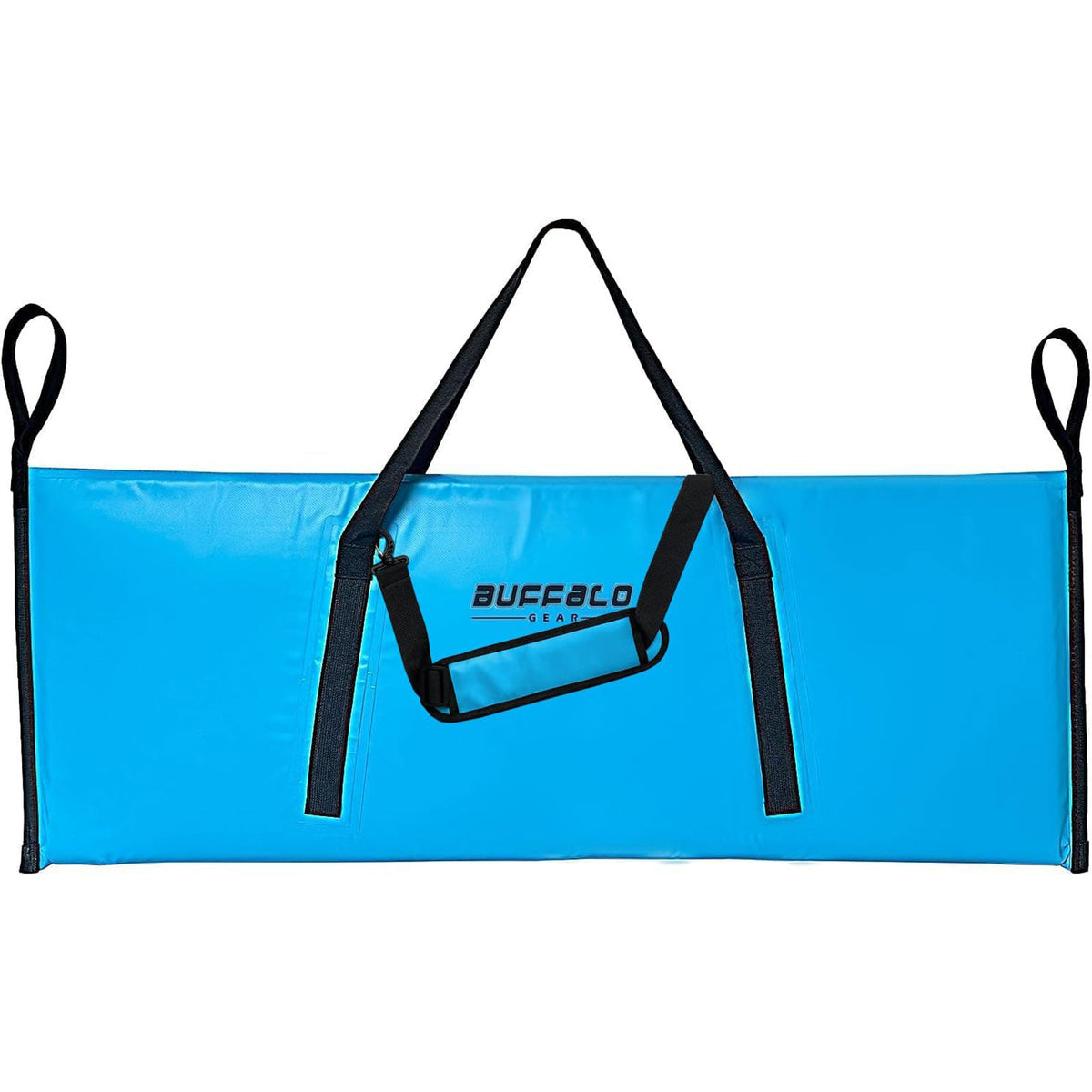 Buffalo Gear 48x18" Insulated Fish Cooler Bag with Shoulder Strap in Blue