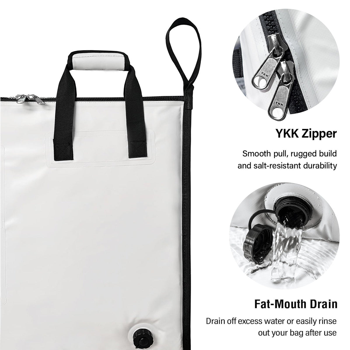 Buffalo Gear 60x24'' Fish Cooler Bag with YKK Zipper - product detail 3