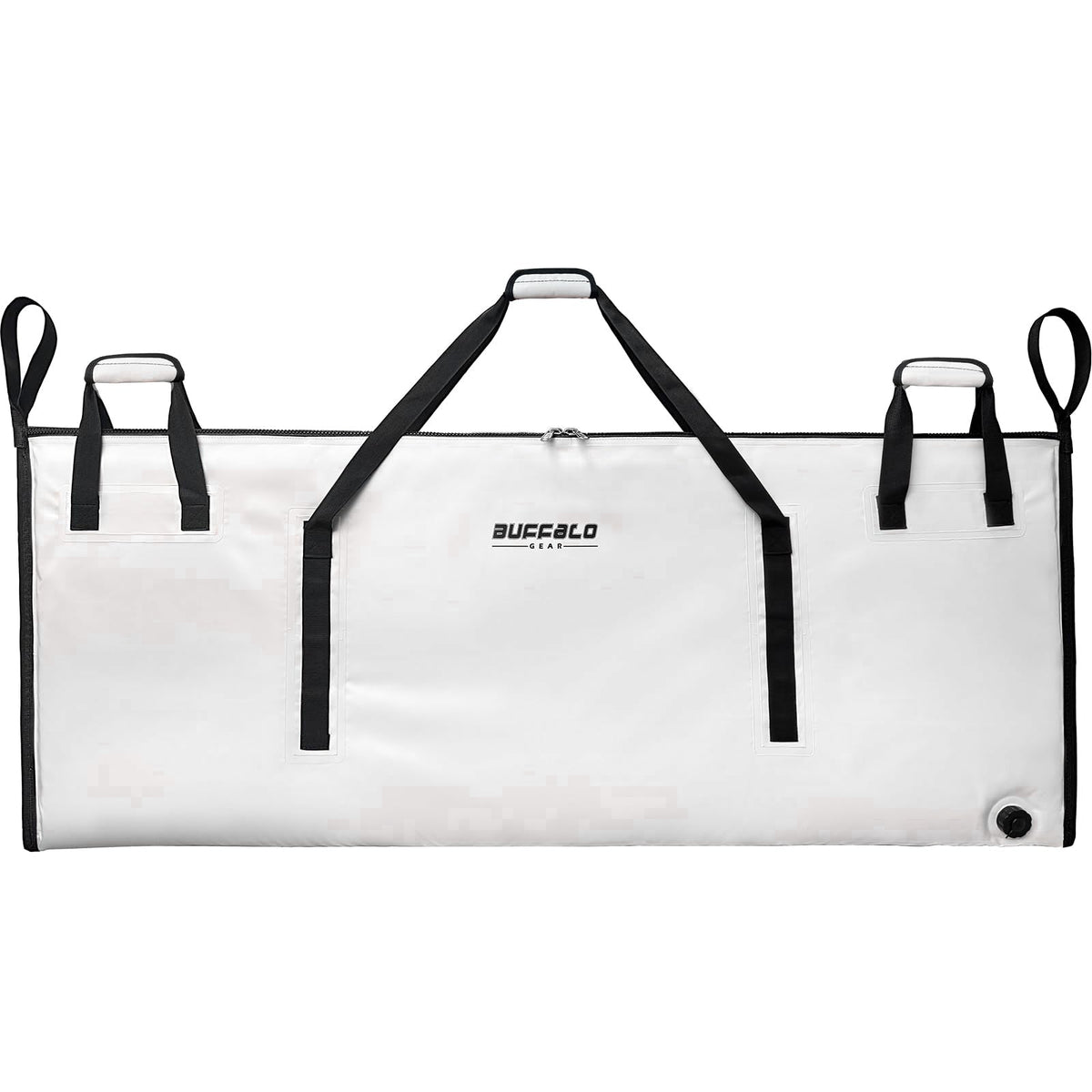 Buffalo Gear 60x24'' Fish Cooler Bag with YKK Zipper in White