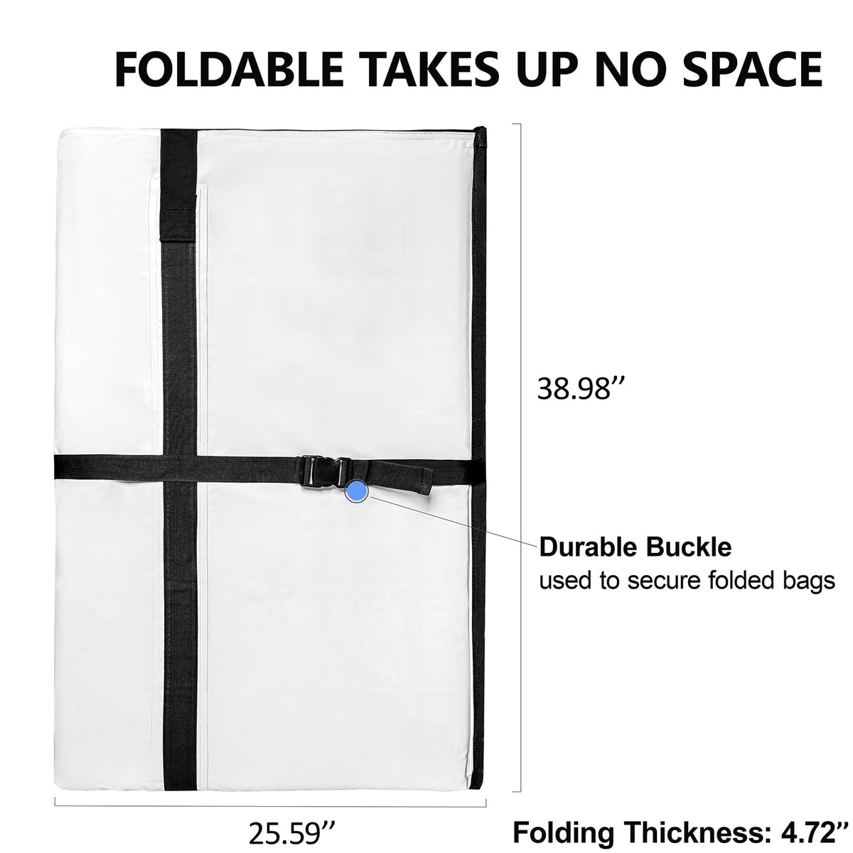 Buffalo Gear 80x40'' Fish Cooler Bag with Waterproof Zipper - product detail 4