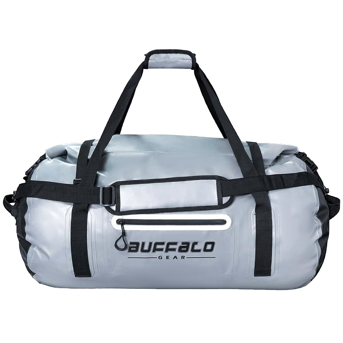 Buffalo Gear 85QT Roll Top Waterproof Duffel Bag in Gray