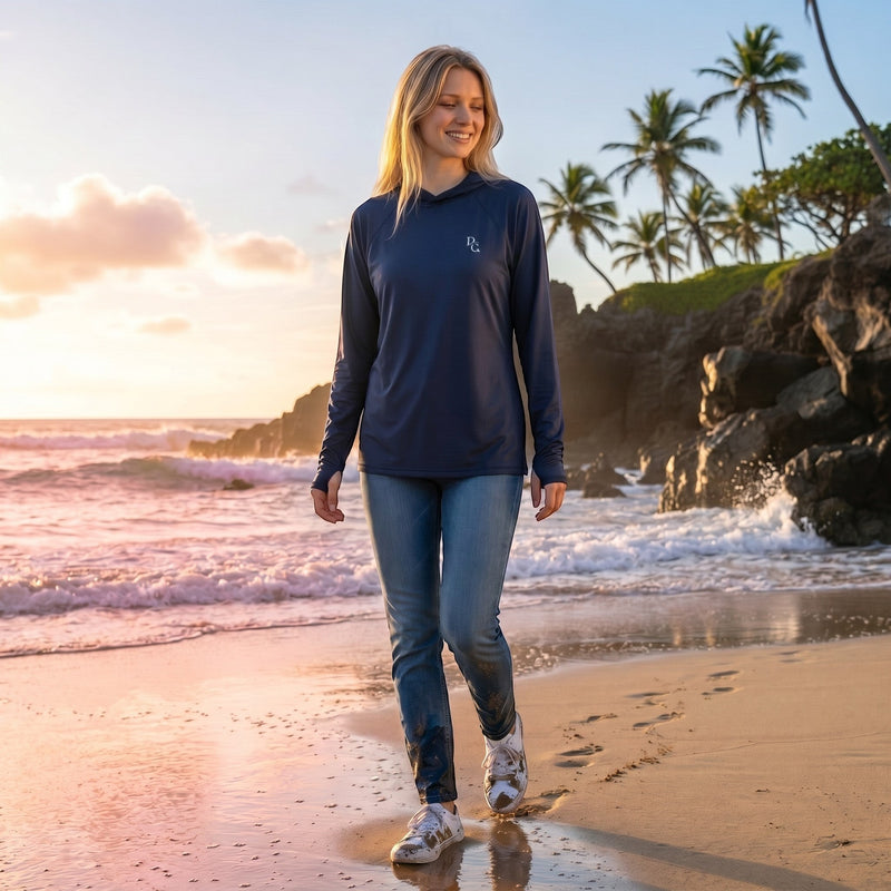 Flagship UPF 44+ Performance Hoodie – Dark